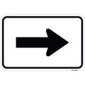 Amistad 12 x 18 in. Aluminum Sign - Arrow Symbol Sign AM2078344